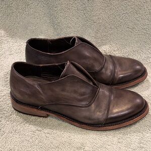 Freebird by Steven Luxury Brown Leather Dress Shoes sz 12